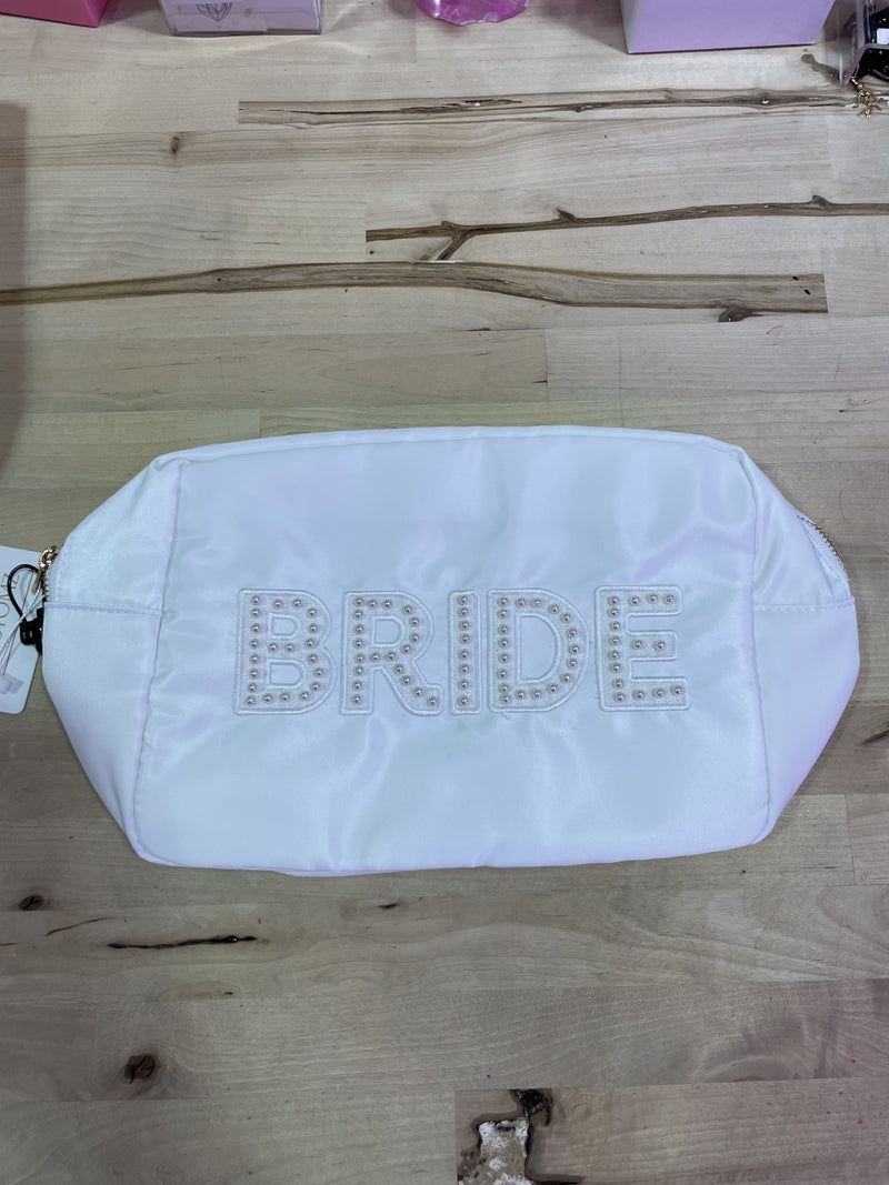 White Nylon Beaded Bride
