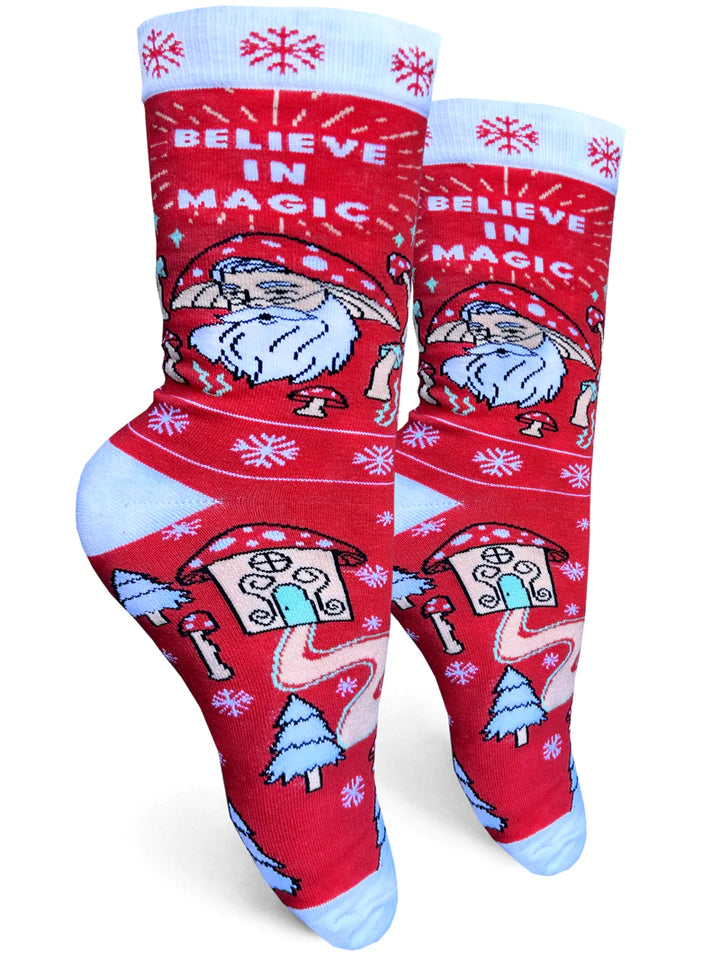 Believe In Magic Womens Crew Socks