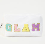 Glam Print Cosmetic Travel Zipper Pouch