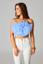 Organza Petal Top