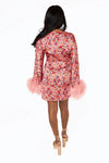 Anisa Feather Shortie Dress