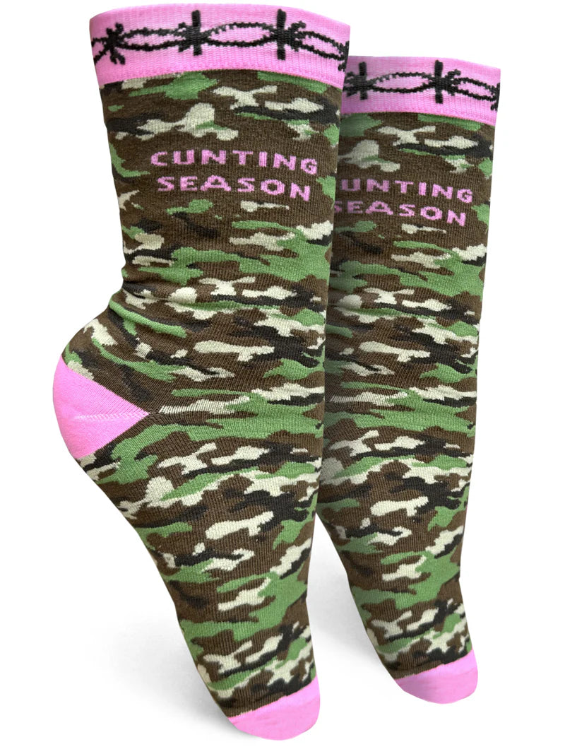 Cunting Season Women's Crew Socks