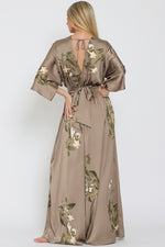 Kimono Sleeve Maxi Dress