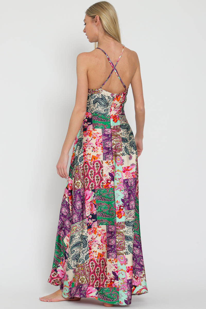 Halter Strap Maxi Dress