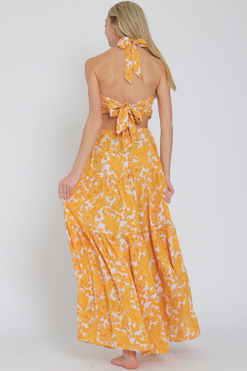 Sunny Halter Maxi Dress