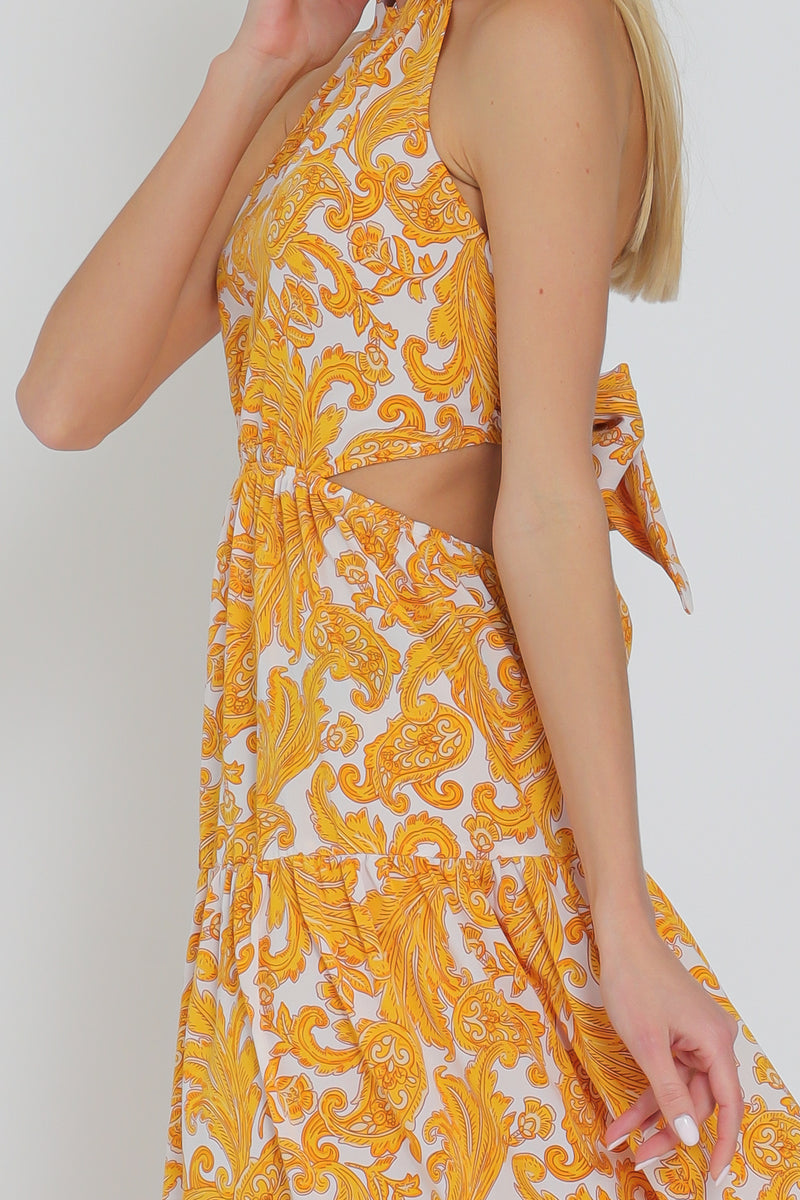 Sunny Halter Maxi Dress