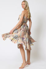 Tube Smocked Midi Dress