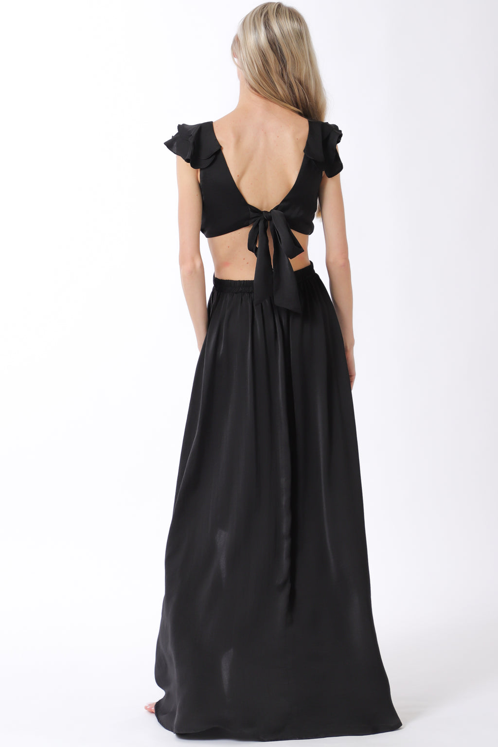 Black Cutout Maxi Dress
