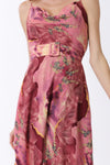 Burgundy Multi Maxi Dress