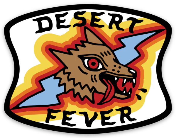 Desert Fever Sticker