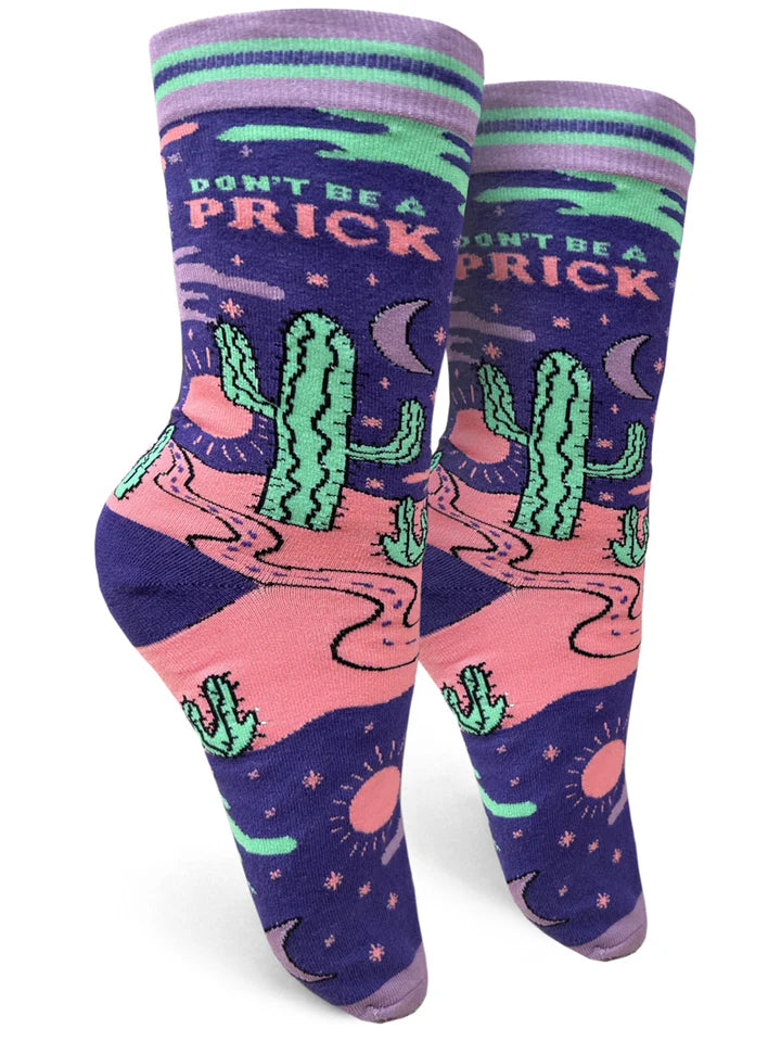 Don't Be a Prick Women's Crew Socks