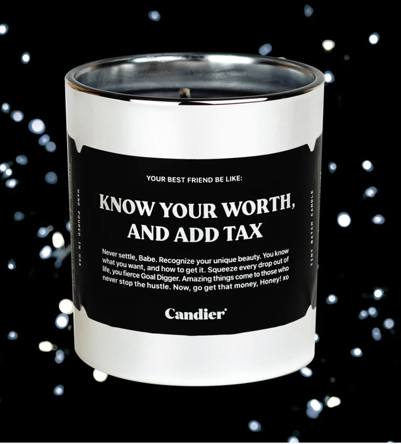 Know Your Worth Candle