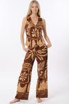 Brown Multi 2 Piece Set-SIZES MUST MATCH