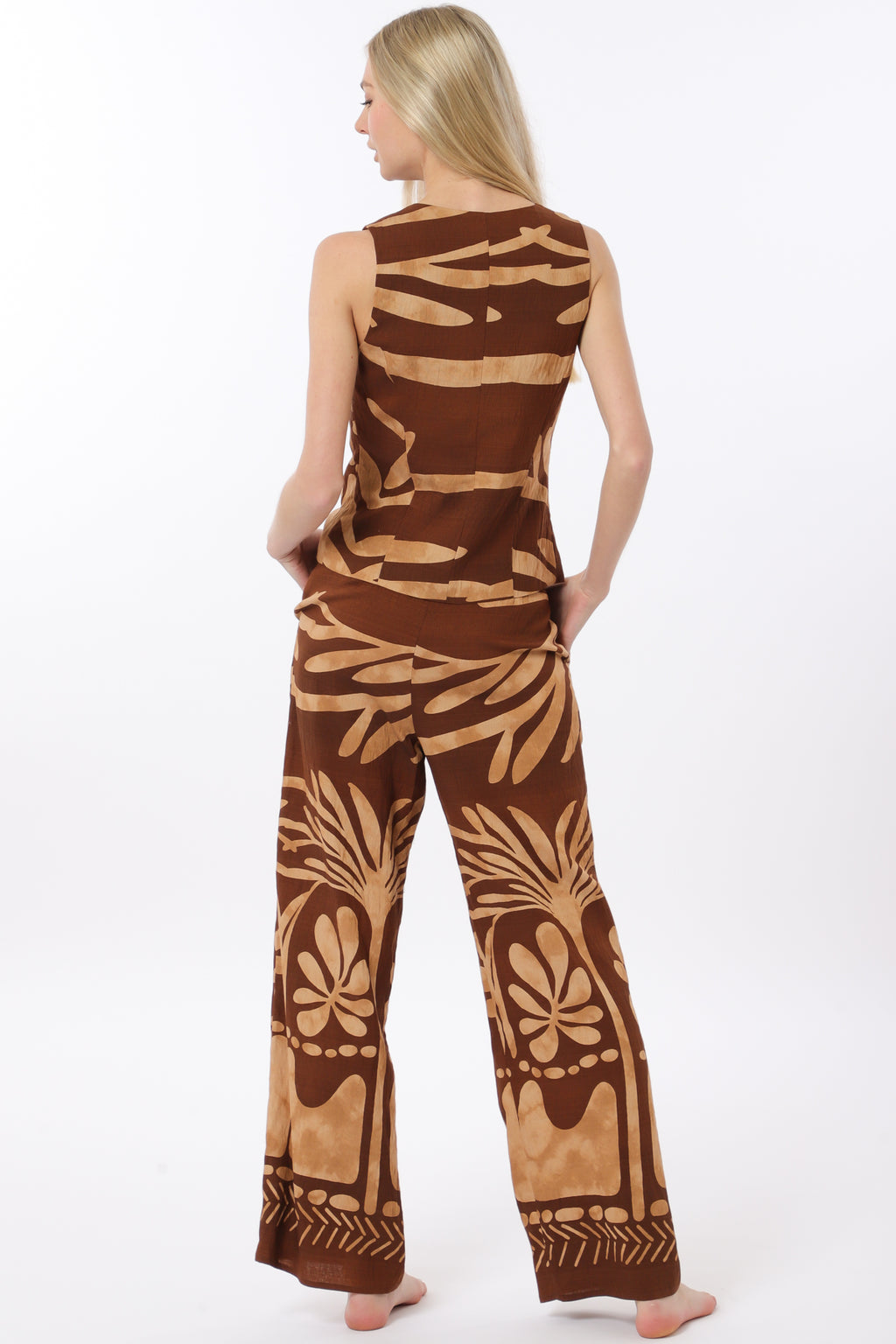 Brown Multi 2 Piece Set-SIZES MUST MATCH