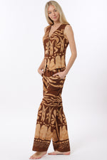 Brown Multi 2 Piece Set-SIZES MUST MATCH