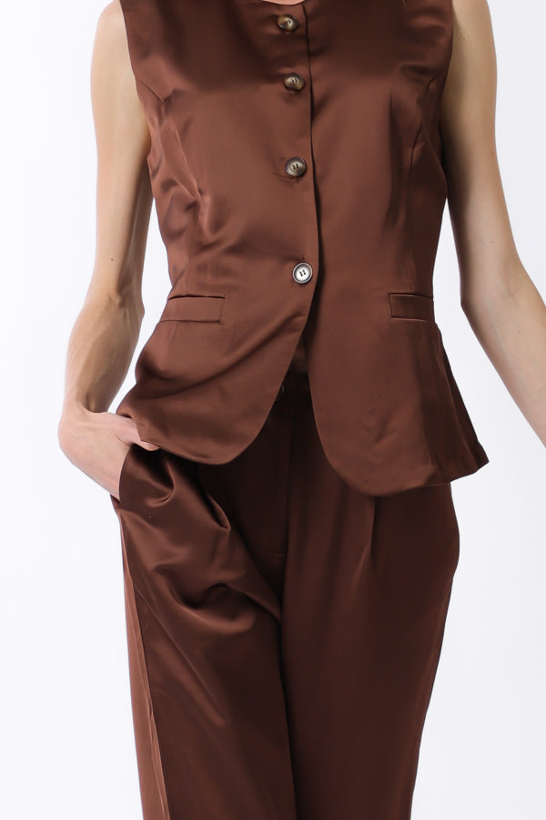Sleeveless Vest Top and Pants