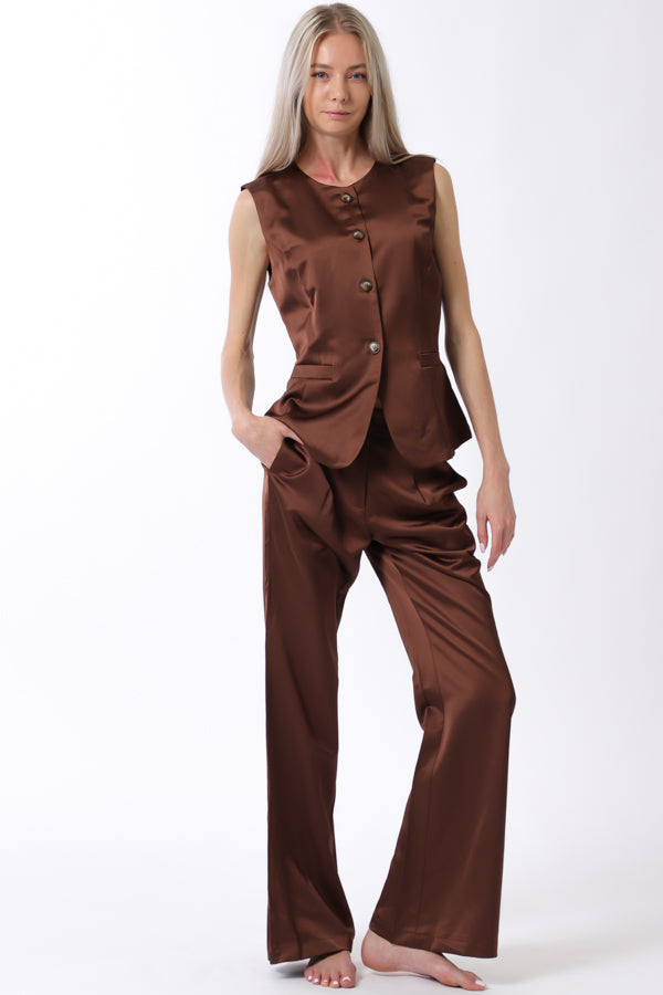 Sleeveless Vest Top and Pants