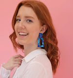 Kennedy Cobalt Blue Earrings