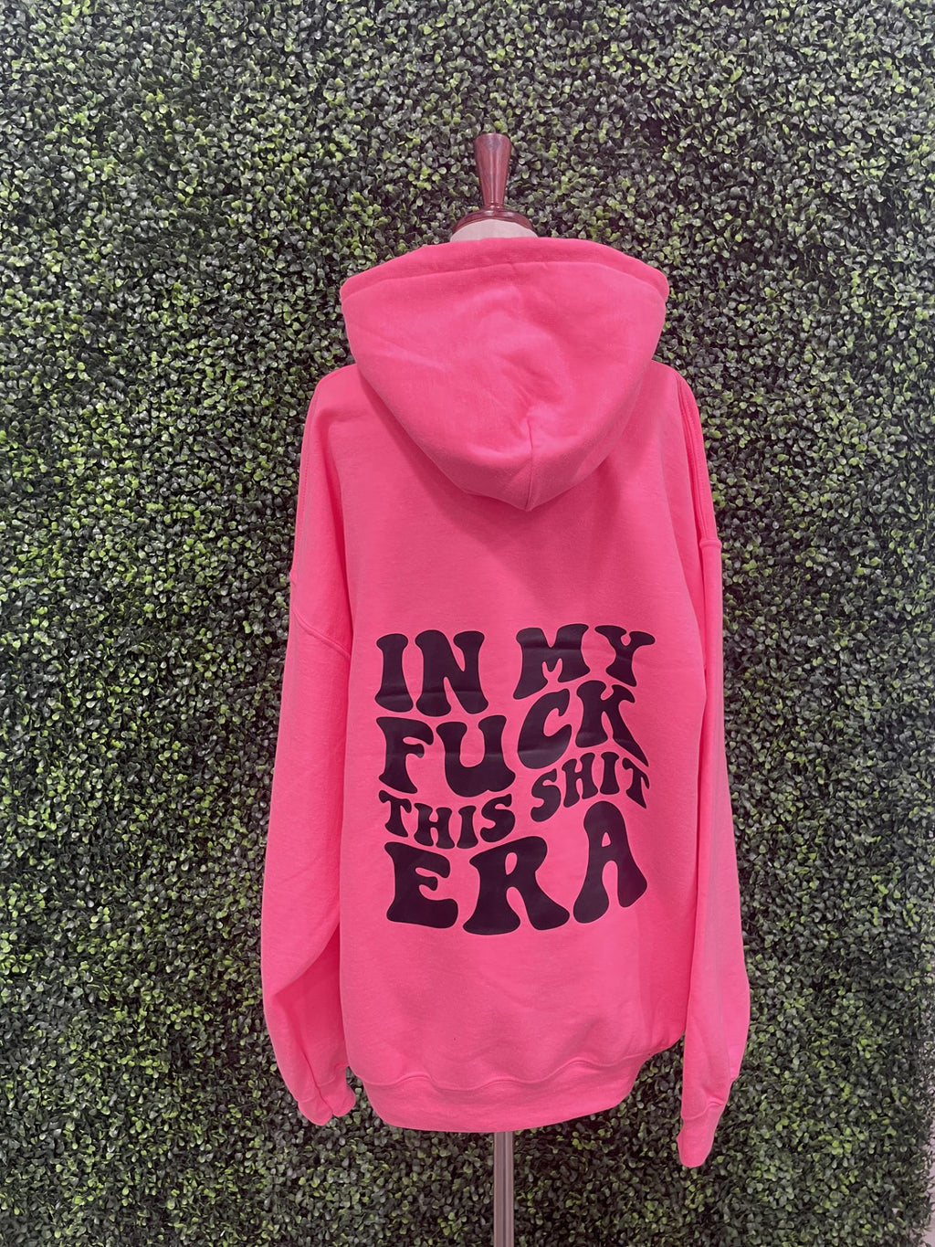 F This Shit Era Neon Pink Hoodie