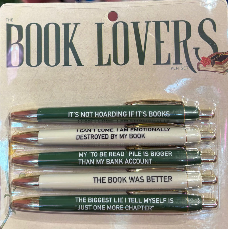Book Lovers Pen Set