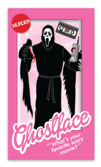 Ghost Face: What's Your Favorite Scary Movie PRINTS and STICKERS