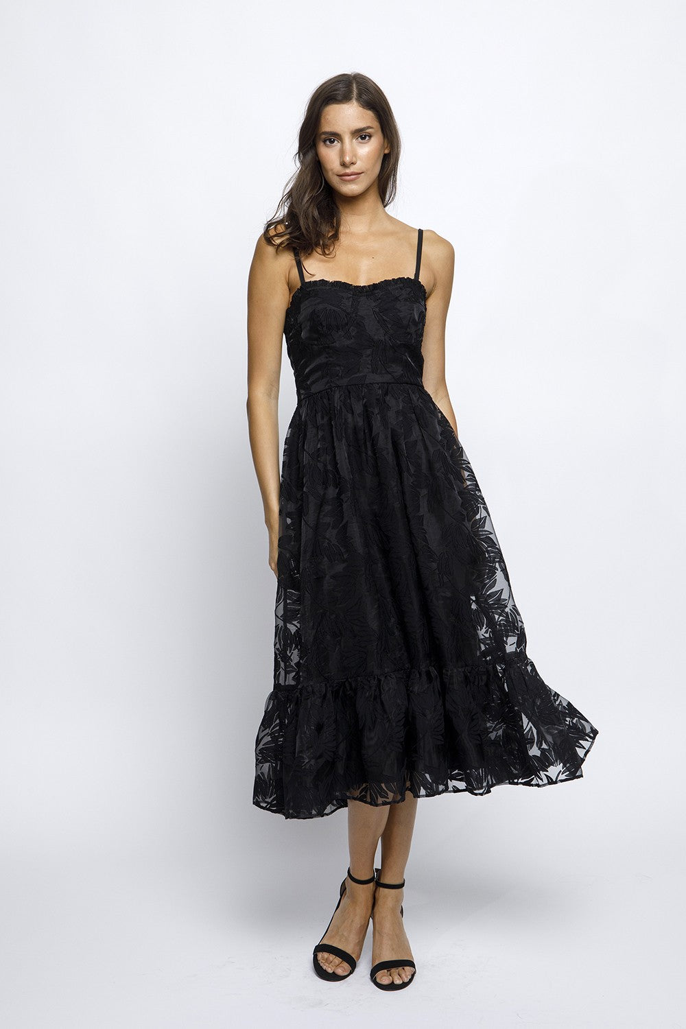 Strapless Black Midi Dress Rolling Rack Boutique Strapless Black Midi Dress Rolling Rack Boutique