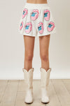 Licensed Rolling Stones Sequin Shorts