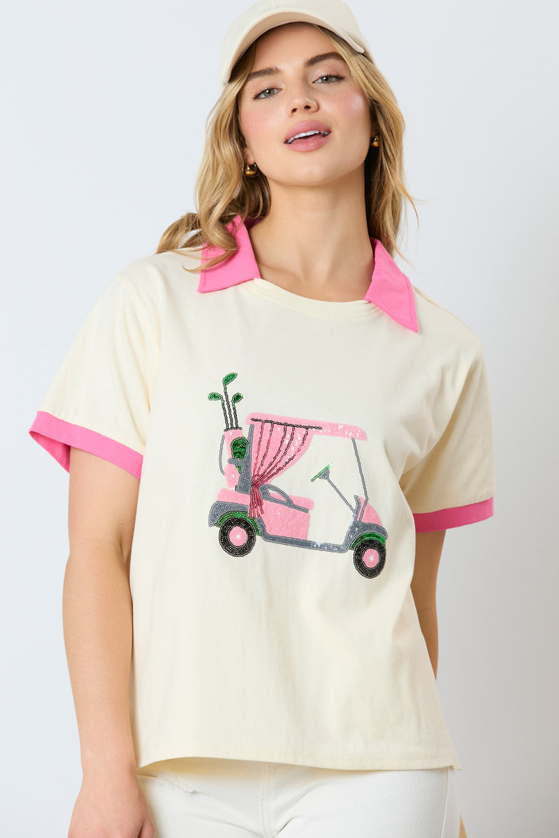 Golf Cart Short Sleeve Top