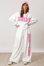 "Bride"" Towel & Stone Sweatpants