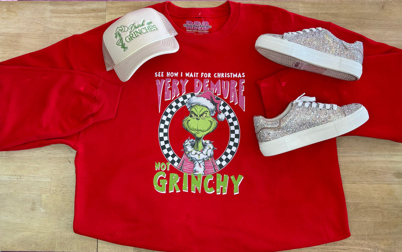 Very Demure Grinch Sweatshirt