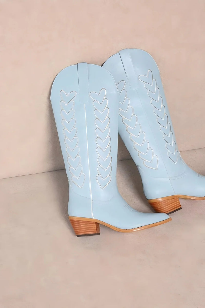 Love Blue Western Boot