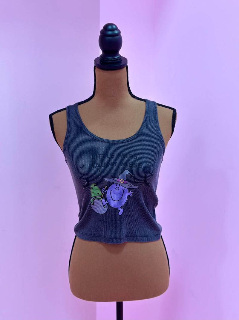 Little Miss Haunt Mess Rib Tank