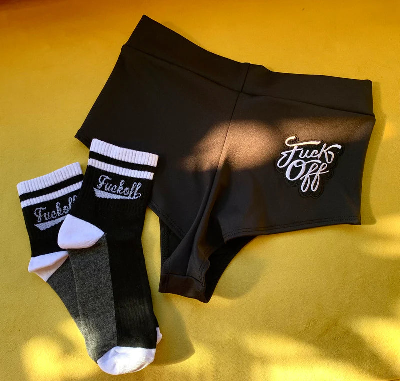 Fuck Off High Waist Cheekies