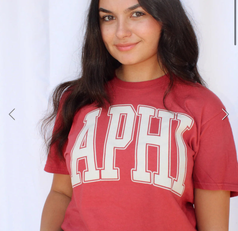 Varsity Sorority Puff Tee