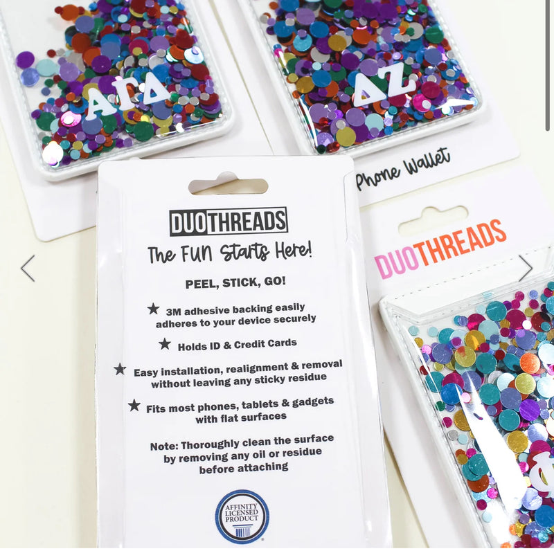 Confetti Phone Wallet Sorority Edition