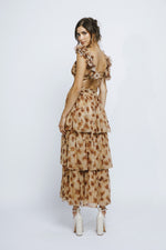 Rose Brown Maxi Dress