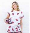 Ginny Red and Black Football Set
