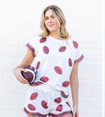 Ginny Red and Black Football Set