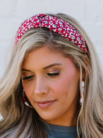 Crimson and White Gameday Headband