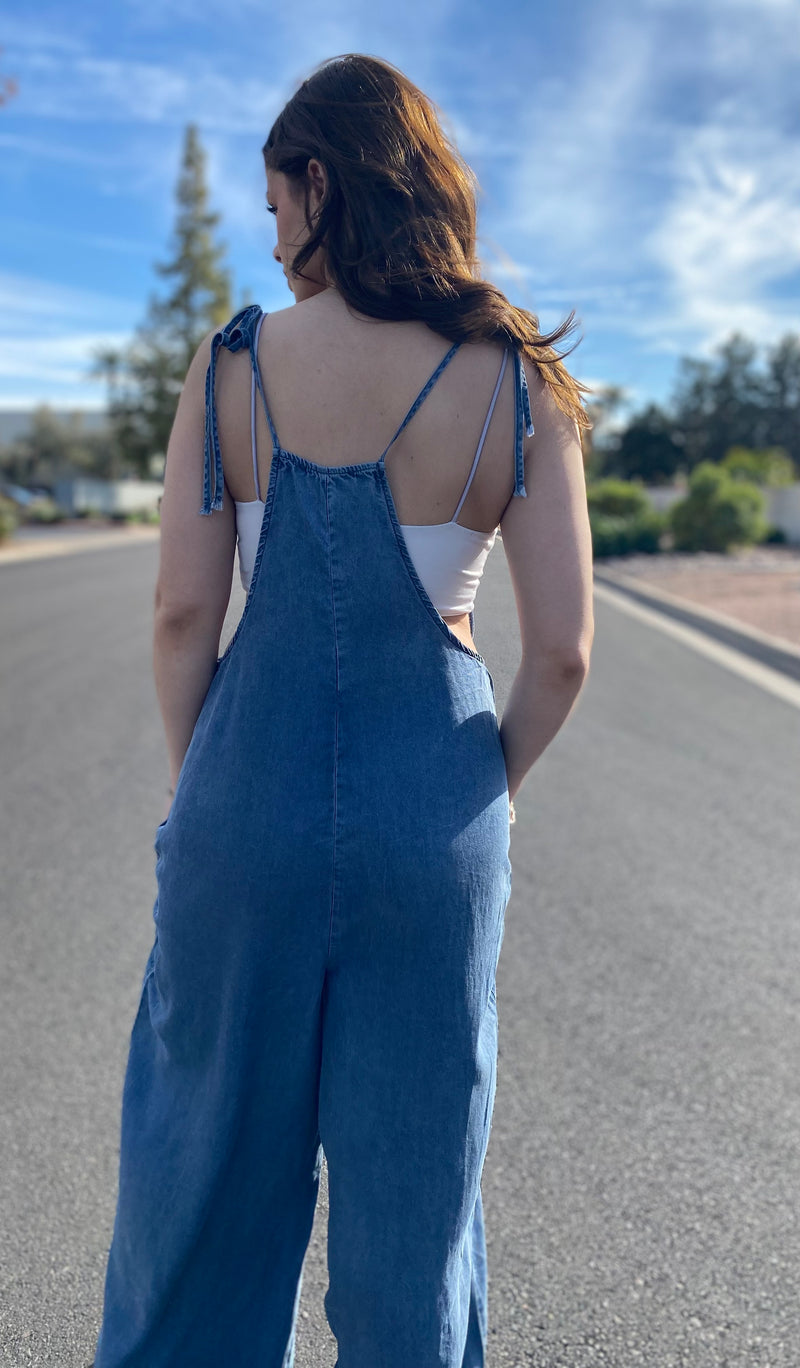 Denim Blue Jumpsuit