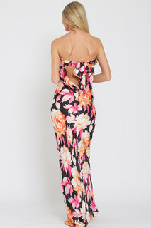 Tube Tie Back Maxi Dress