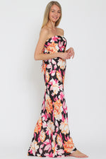 Tube Tie Back Maxi Dress