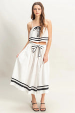 Spaghetti Strap Tank w/Flowy Skirt