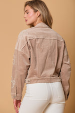 Corduroy Bow Jacket