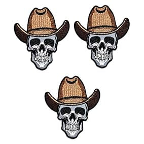 Skeleton Cowboy Patch
