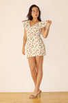 Strawberry Ruffle Shortie Dress