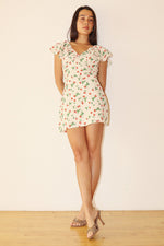 Strawberry Ruffle Shortie Dress