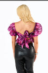 Chloe Grape Bustier Top