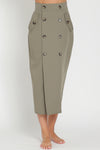 High Waisted Olive Skirt