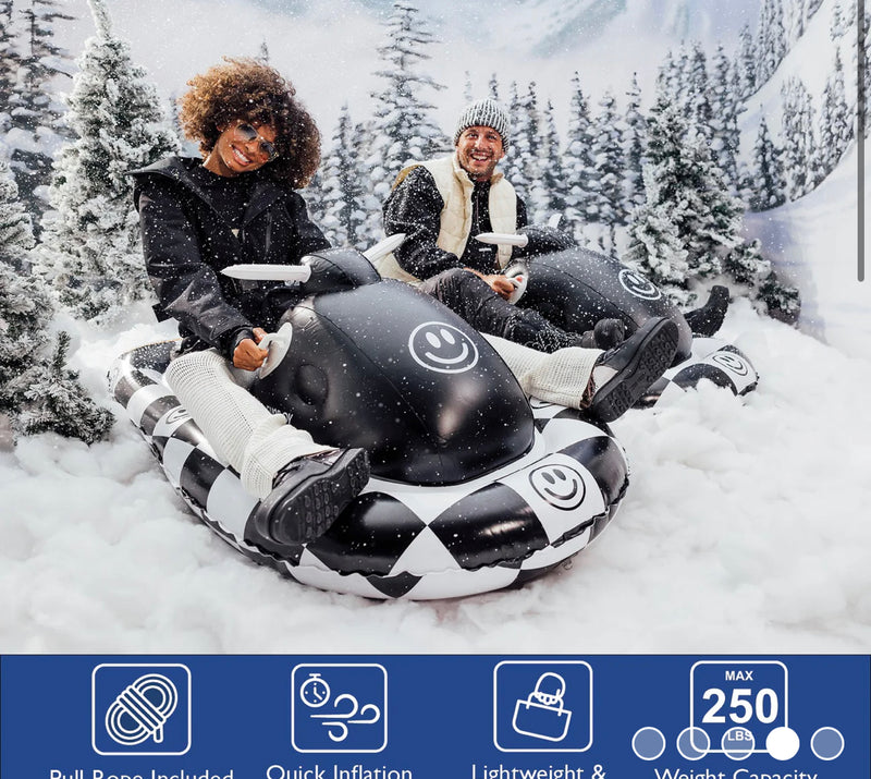 Happy Face Snow Sled